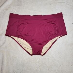 NWT Amazon Essentials Burgundy Swim Brief Bottoms Sz XXL